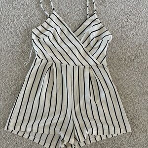 New Look Striped Sleeveless Romper